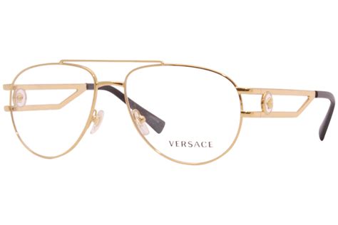 gold versace frames mens|versace gold trim glasses.